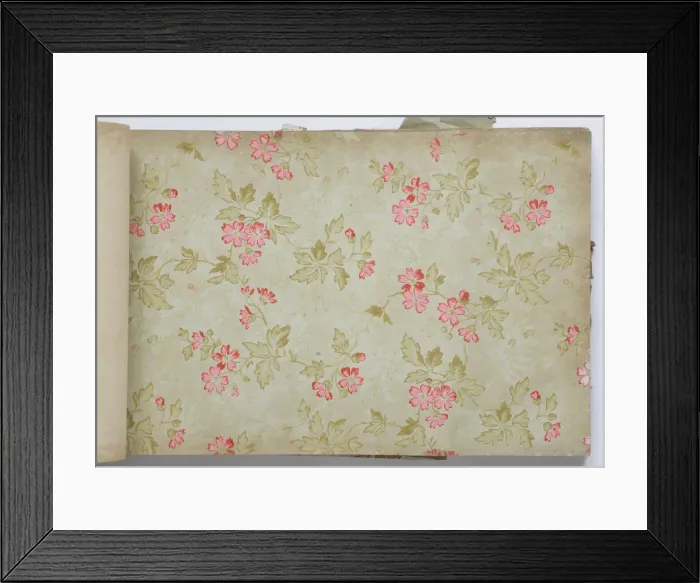 Framed Print : Page from a wallpaper sample book Framed Print : Page from a wallpaper sample book