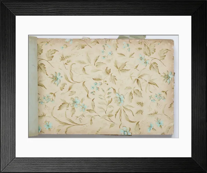 Framed Print : Page from a wallpaper sample book Framed Print : Page from a wallpaper sample book