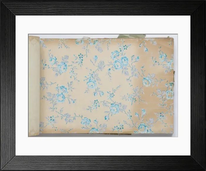 Framed Print : Page from a wallpaper sample book Framed Print : Page from a wallpaper sample book