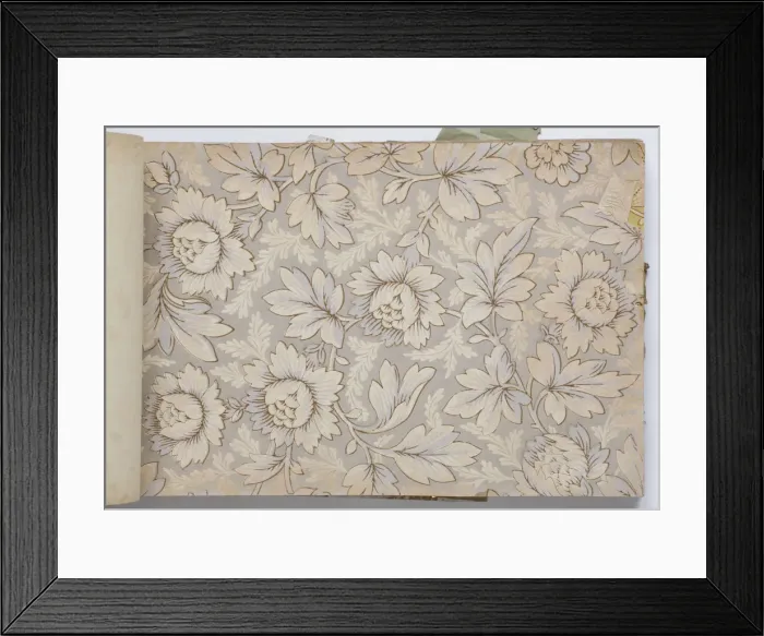 Framed Print : Page from a wallpaper sample book Framed Print : Page from a wallpaper sample book
