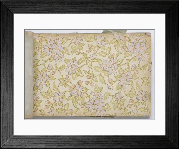 Framed Print : Page from a wallpaper sample book Framed Print : Page from a wallpaper sample book