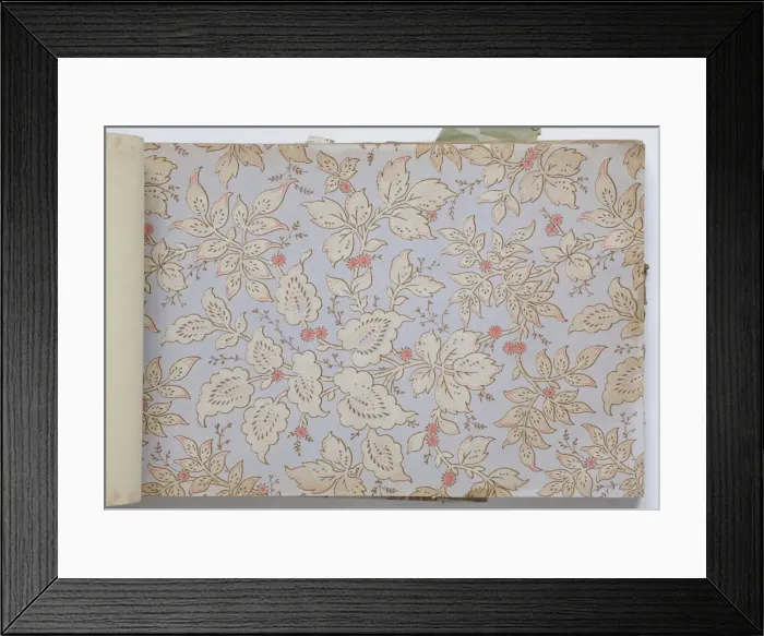 Framed Print : Page from a wallpaper sample book Framed Print : Page from a wallpaper sample book