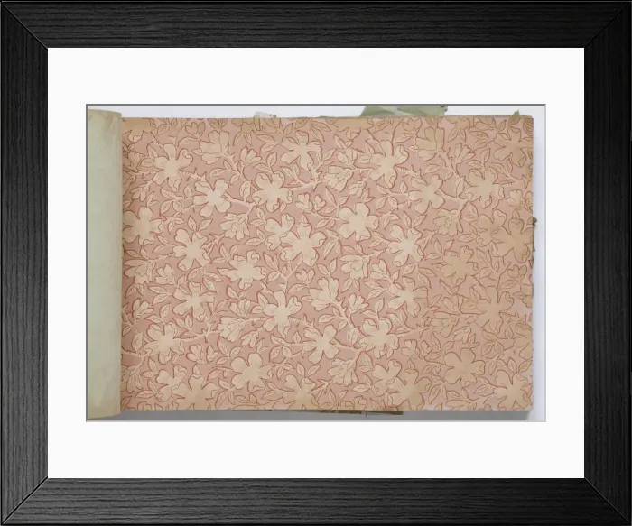 Framed Print : Page from a wallpaper sample book Framed Print : Page from a wallpaper sample book