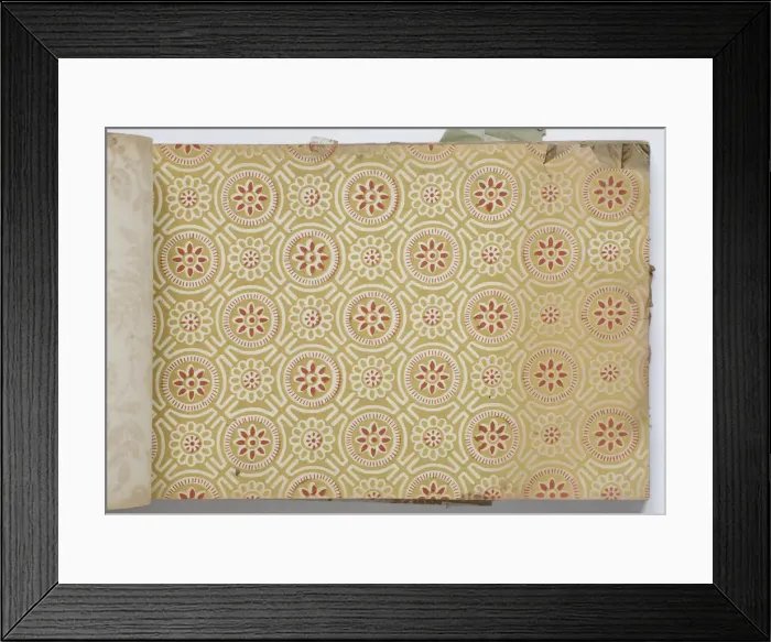 Framed Print : Page from a wallpaper sample book Framed Print : Page from a wallpaper sample book