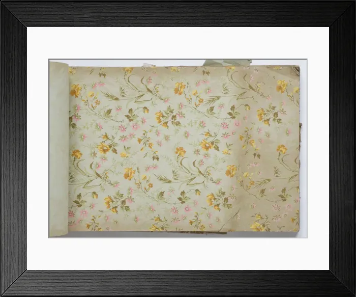 Framed Print : Page from a wallpaper sample book Framed Print : Page from a wallpaper sample book