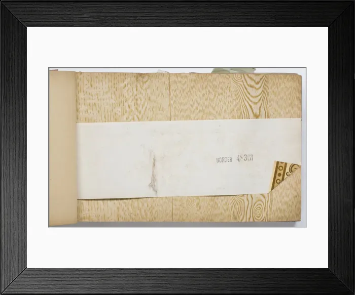 Framed Print : Page from a wallpaper sample book Framed Print : Page from a wallpaper sample book
