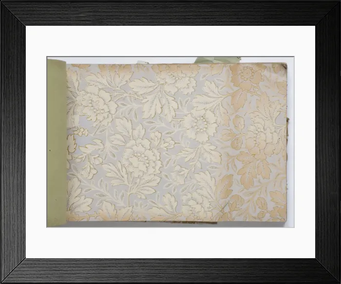 Framed Print : Page from a wallpaper sample book Framed Print : Page from a wallpaper sample book