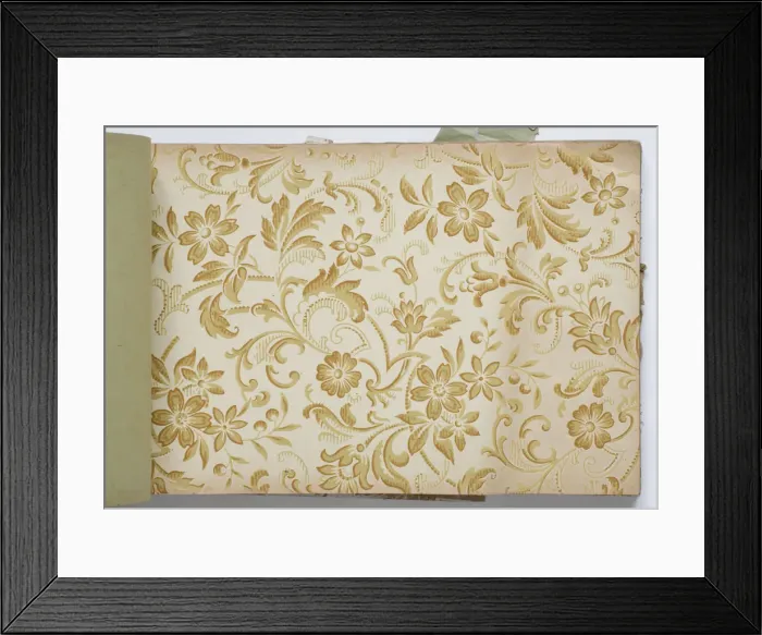 Framed Print : Page from a wallpaper sample book Framed Print : Page from a wallpaper sample book