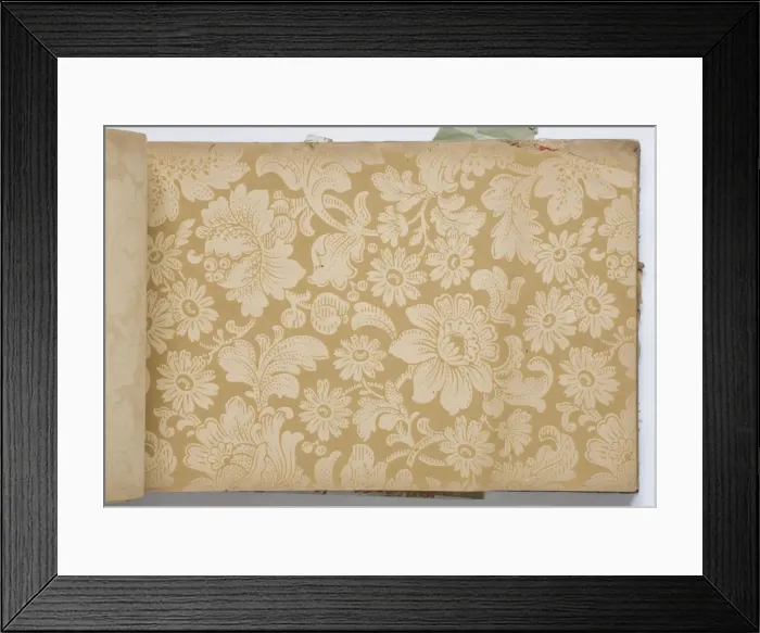 Framed Print : Page from a wallpaper sample book Framed Print : Page from a wallpaper sample book