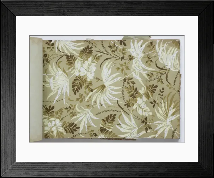 Framed Print : Page from a wallpaper sample book Framed Print : Page from a wallpaper sample book