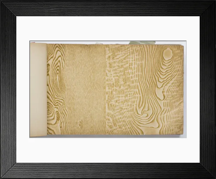 Framed Print : Page from a wallpaper sample book Framed Print : Page from a wallpaper sample book