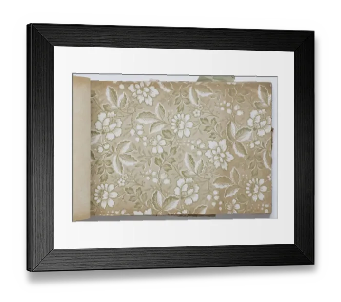 Framed Print : Page from a wallpaper sample book Framed Print : Page from a wallpaper sample book