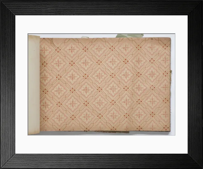 Framed Print : Page from a wallpaper sample book Framed Print : Page from a wallpaper sample book