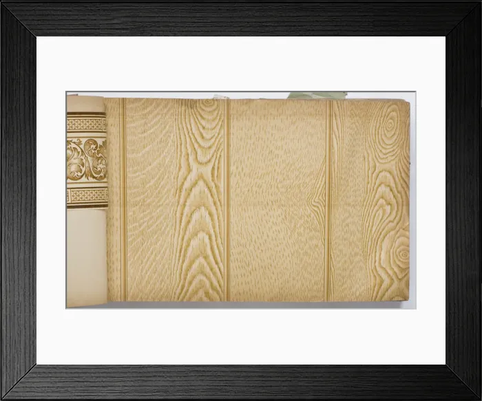 Framed Print : Page from a wallpaper sample book Framed Print : Page from a wallpaper sample book