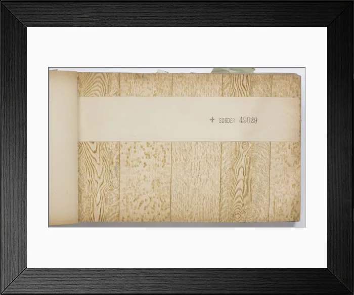 Framed Print : Page from a wallpaper sample book Framed Print : Page from a wallpaper sample book