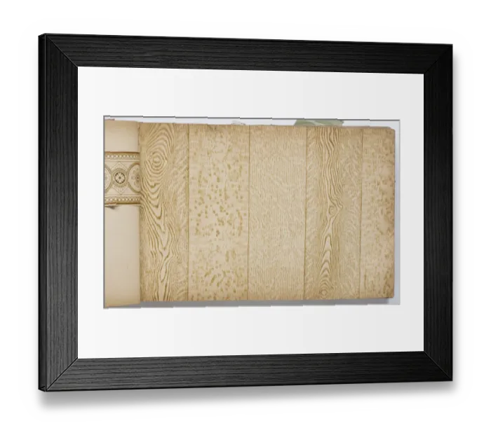 Framed Print : Page from a wallpaper sample book Framed Print : Page from a wallpaper sample book
