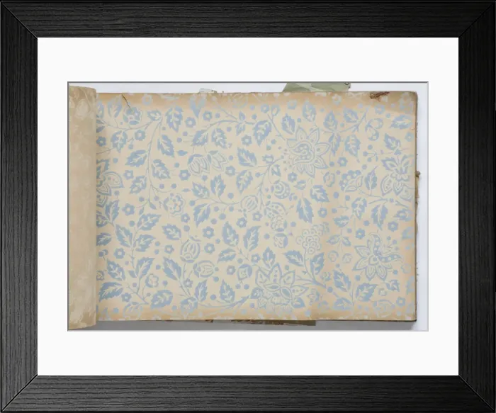 Framed Print : Page from a wallpaper sample book Framed Print : Page from a wallpaper sample book