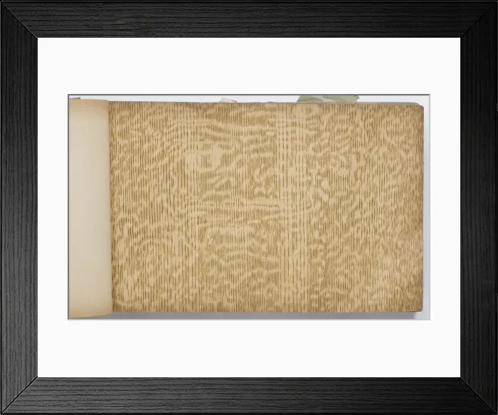 Framed Print : Page from a wallpaper sample book Framed Print : Page from a wallpaper sample book