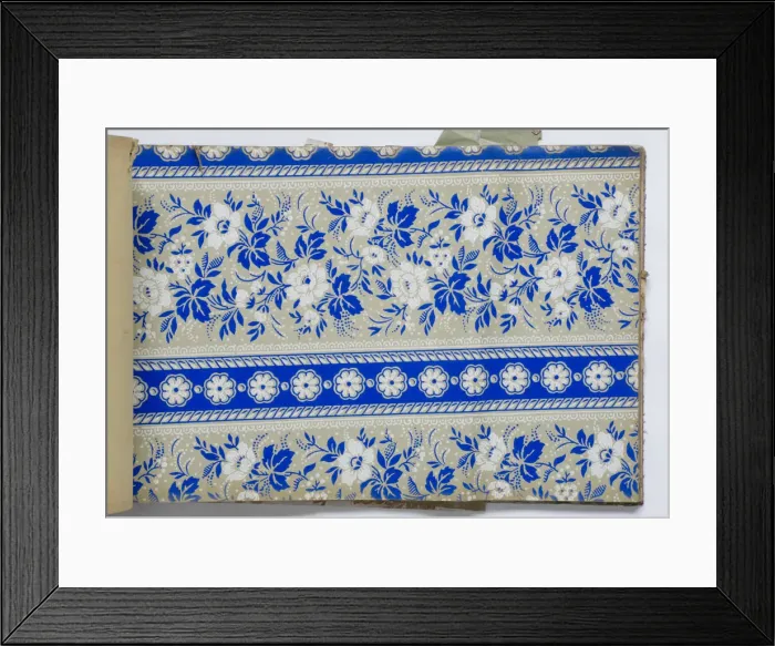 Framed Print : Page from a wallpaper sample book Framed Print : Page from a wallpaper sample book