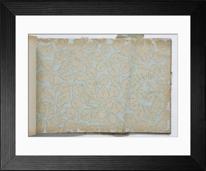 Framed Print : Page from a wallpaper sample book Framed Print : Page from a wallpaper sample book