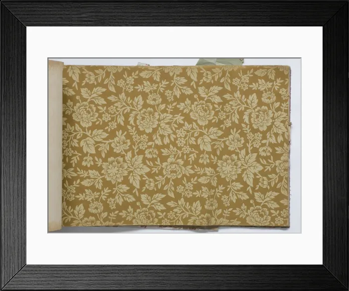 Framed Print : Page from a wallpaper sample book Framed Print : Page from a wallpaper sample book