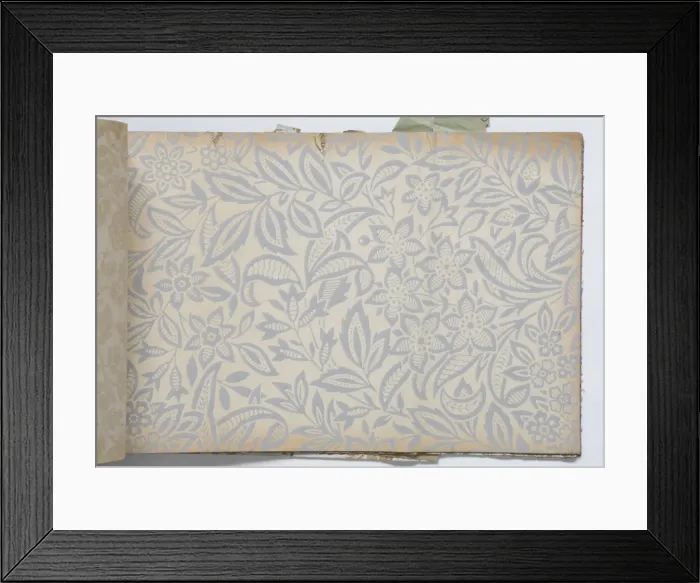 Framed Print : Page from a wallpaper sample book Framed Print : Page from a wallpaper sample book