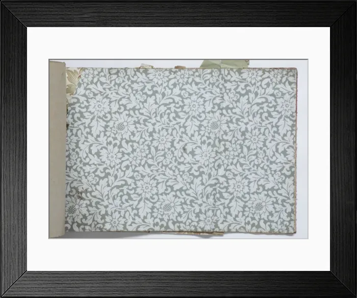 Framed Print : Page from a wallpaper sample book Framed Print : Page from a wallpaper sample book