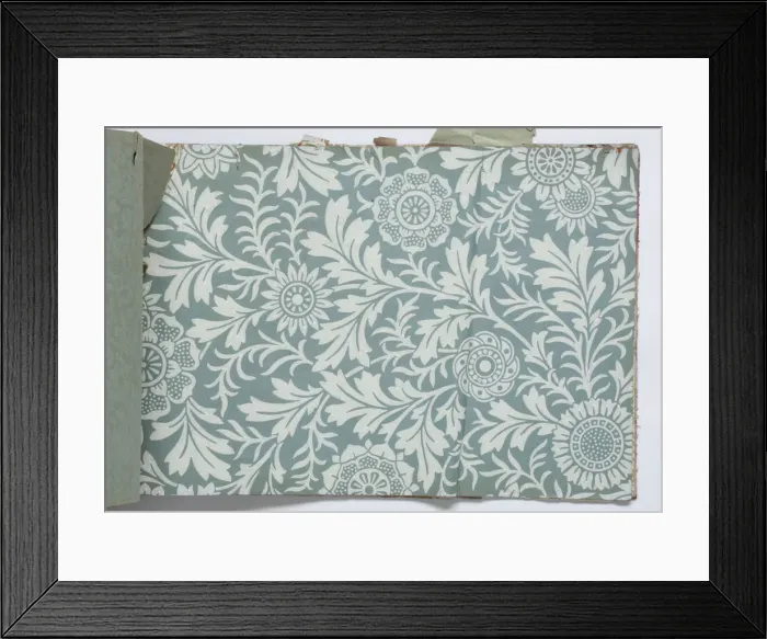 Framed Print : Page from a wallpaper sample book Framed Print : Page from a wallpaper sample book