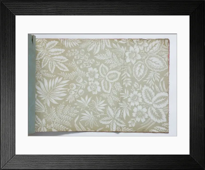 Framed Print : Page from a wallpaper sample book Framed Print : Page from a wallpaper sample book