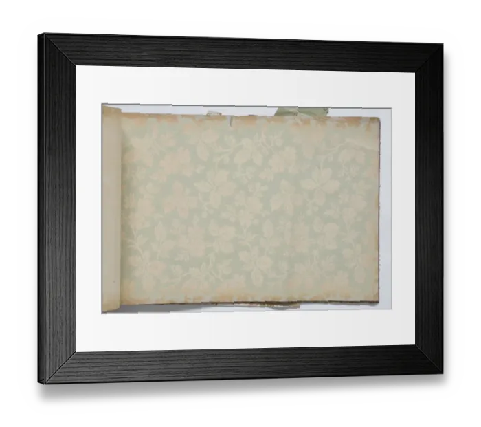 Framed Print : Page from a wallpaper sample book Framed Print : Page from a wallpaper sample book