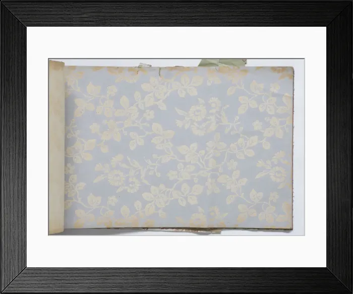 Framed Print : Page from a wallpaper sample book Framed Print : Page from a wallpaper sample book