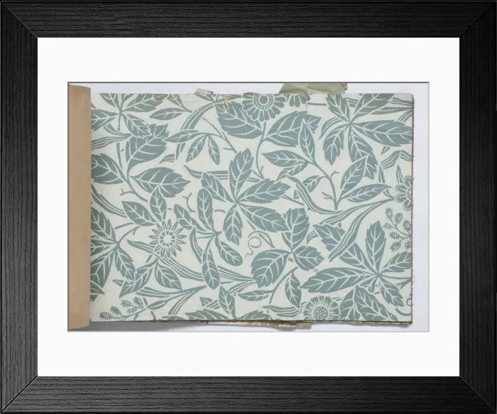 Framed Print : Page from a wallpaper sample book Framed Print : Page from a wallpaper sample book