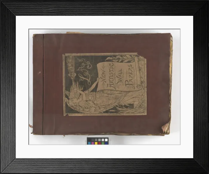 Framed Print : Front cover of New Artistic Wall Papers Framed Print : Front cover of New Artistic Wall Papers