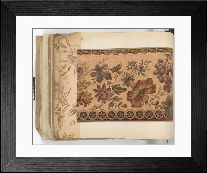 Framed Print : Page from New Artistic Wall Papers Framed Print : Page from New Artistic Wall Papers