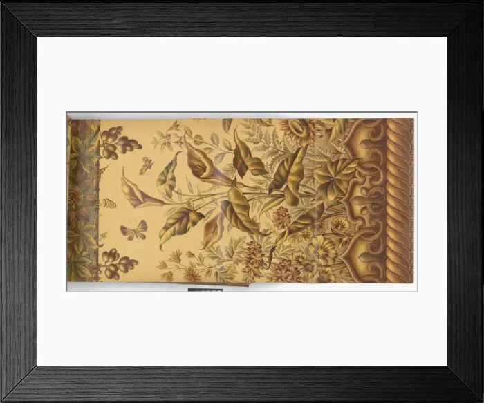 Framed Print : Page from New Artistic Wall Papers Framed Print : Page from New Artistic Wall Papers