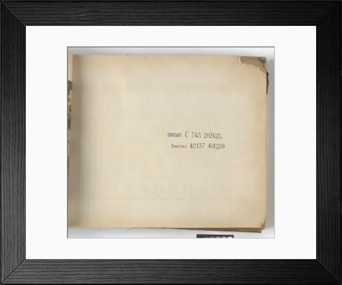 Framed Print : Page from New Artistic Wall Papers Framed Print : Page from New Artistic Wall Papers