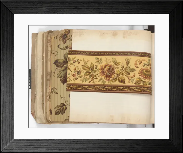 Framed Print : Page from New Artistic Wall Papers Framed Print : Page from New Artistic Wall Papers