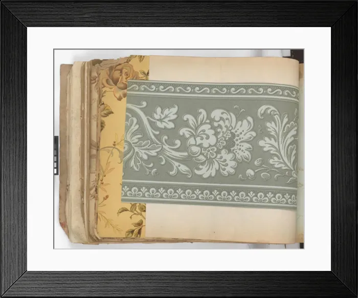 Framed Print : Page from New Artistic Wall Papers Framed Print : Page from New Artistic Wall Papers
