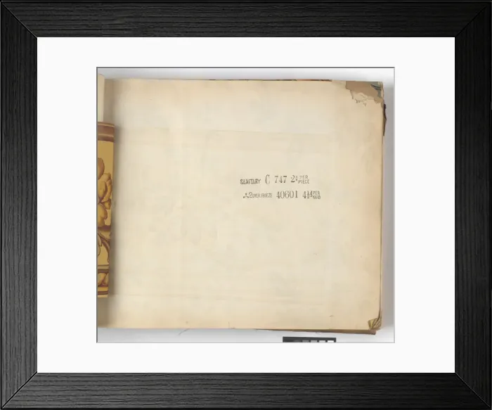 Framed Print : Page from New Artistic Wall Papers Framed Print : Page from New Artistic Wall Papers
