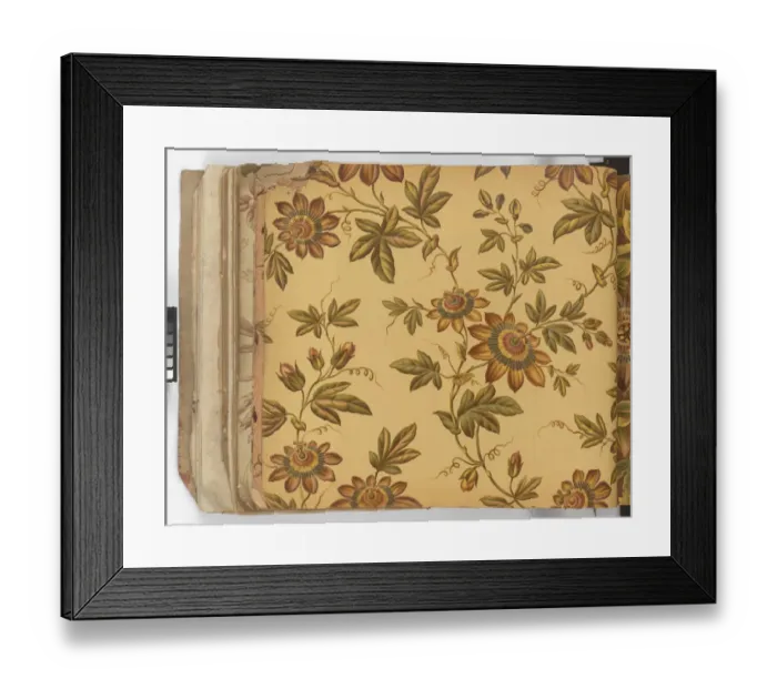 Framed Print : Page from New Artistic Wall Papers Framed Print : Page from New Artistic Wall Papers