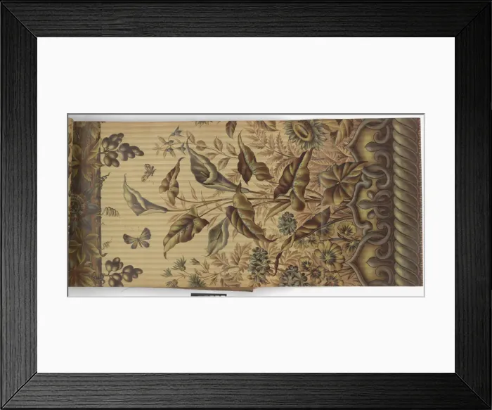 Framed Print : Page from New Artistic Wall Papers Framed Print : Page from New Artistic Wall Papers