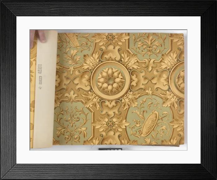 Framed Print : Page from New Artistic Wall Papers Framed Print : Page from New Artistic Wall Papers