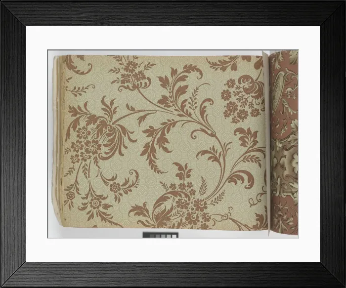 Framed Print : Page from New Artistic Wall Papers Framed Print : Page from New Artistic Wall Papers