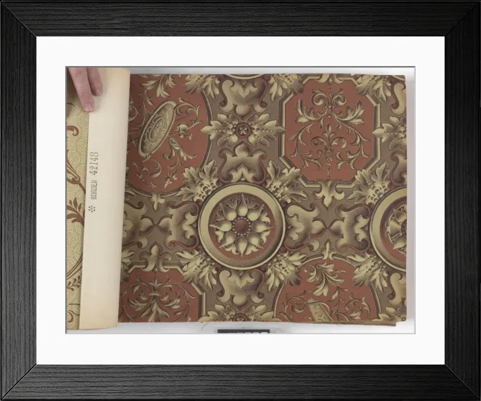 Framed Print : Page from New Artistic Wall Papers Framed Print : Page from New Artistic Wall Papers