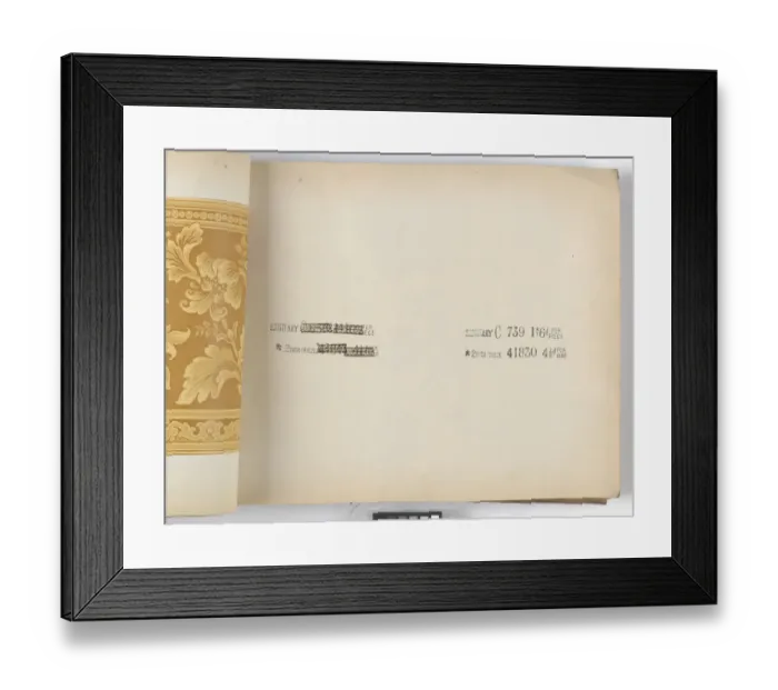 Framed Print : Page from New Artistic Wall Papers Framed Print : Page from New Artistic Wall Papers