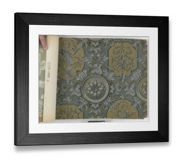 Framed Print : Page from New Artistic Wall Papers Framed Print : Page from New Artistic Wall Papers