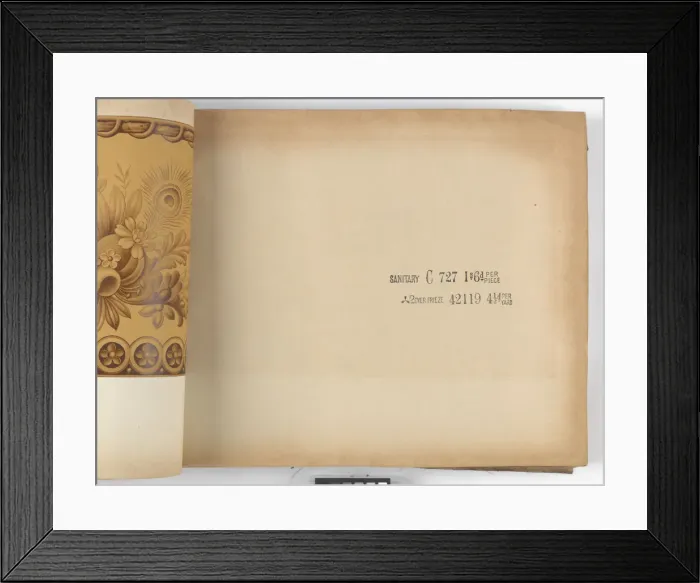 Framed Print : Page from New Artistic Wall Papers Framed Print : Page from New Artistic Wall Papers