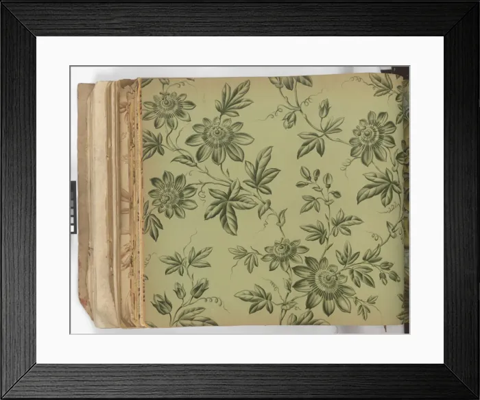 Framed Print : Page from New Artistic Wall Papers Framed Print : Page from New Artistic Wall Papers