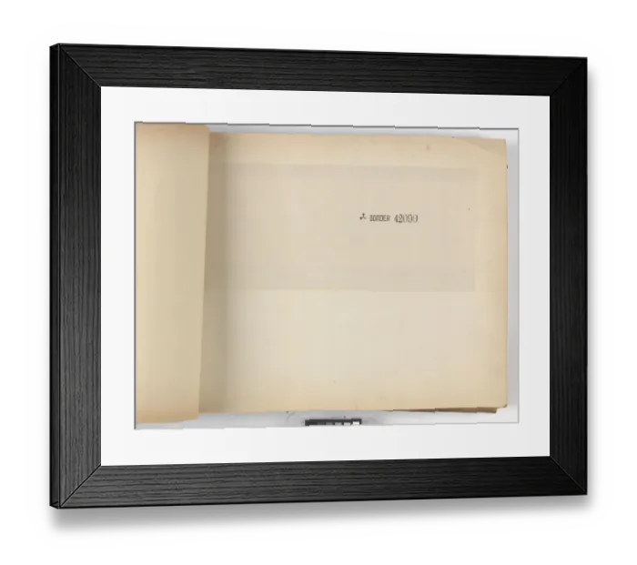 Framed Print : Page from New Artistic Wall Papers