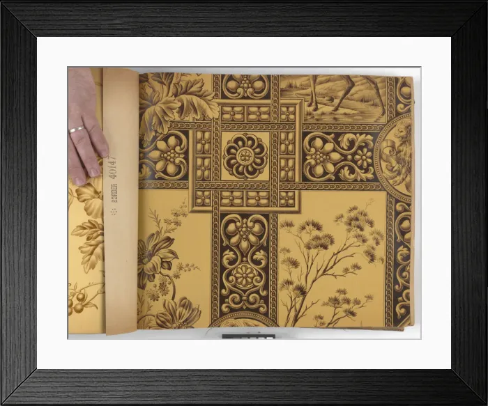 Framed Print : Page from New Artistic Wall Papers Framed Print : Page from New Artistic Wall Papers